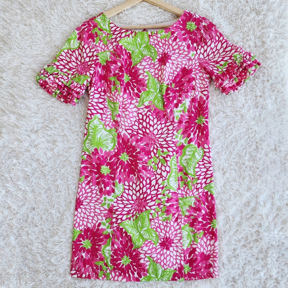 Lilly Pulitzer Jubilee Zinnia Print Mini Shift Dress